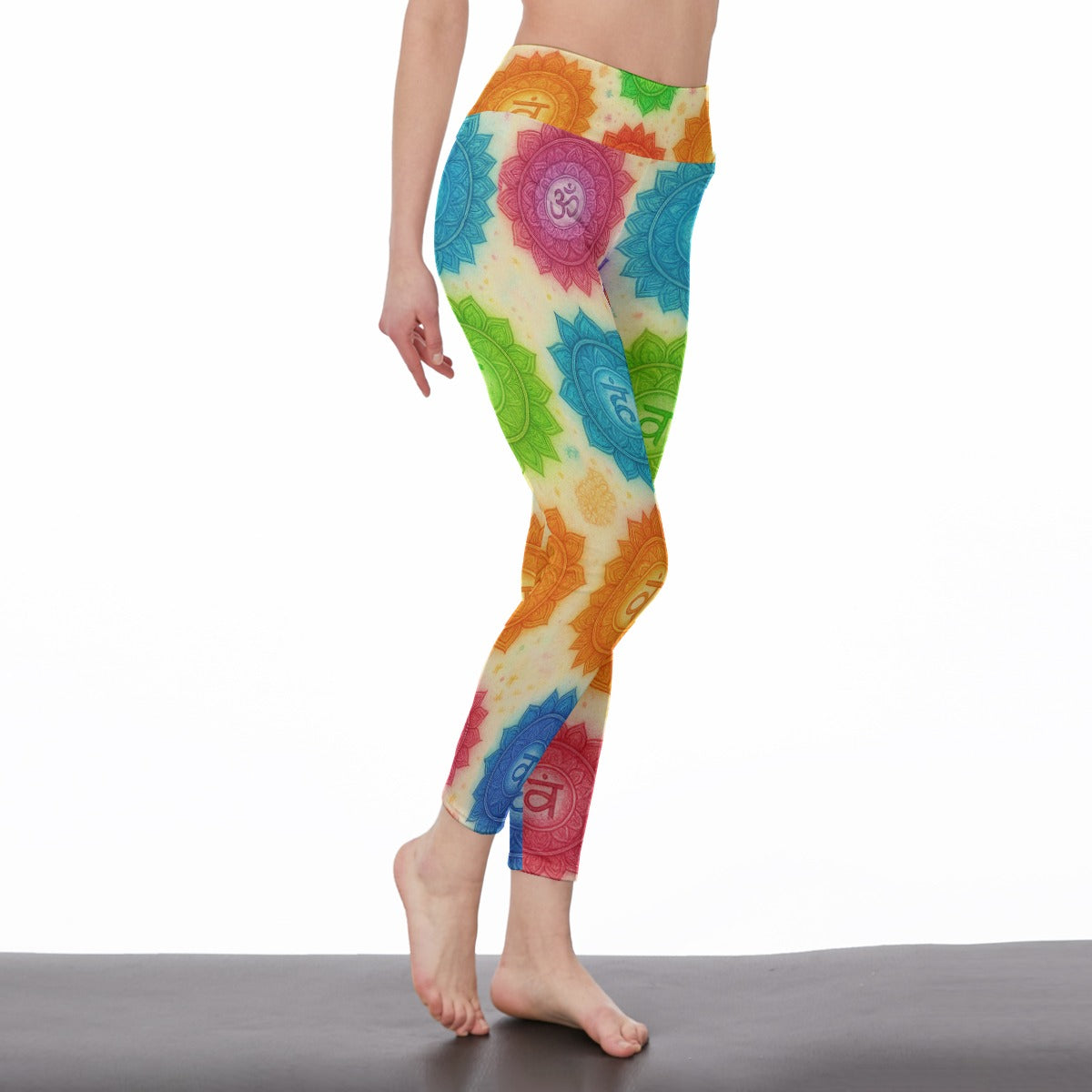 Chakras Spirit Harmony Yoga High Waist Leggings | 5To9Style