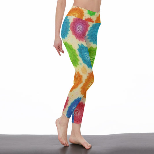 Chakras Spirit Harmony Yoga High Waist Leggings | 5To9Style