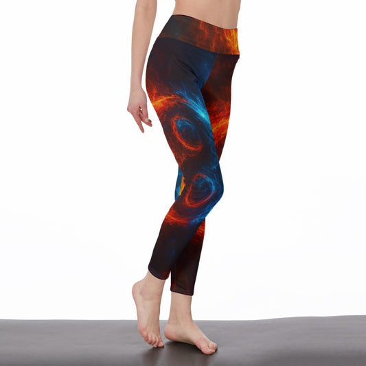 Fire & Water Duality Mystic Balance Glow Yoga High Waist Leggings | 5To9Style