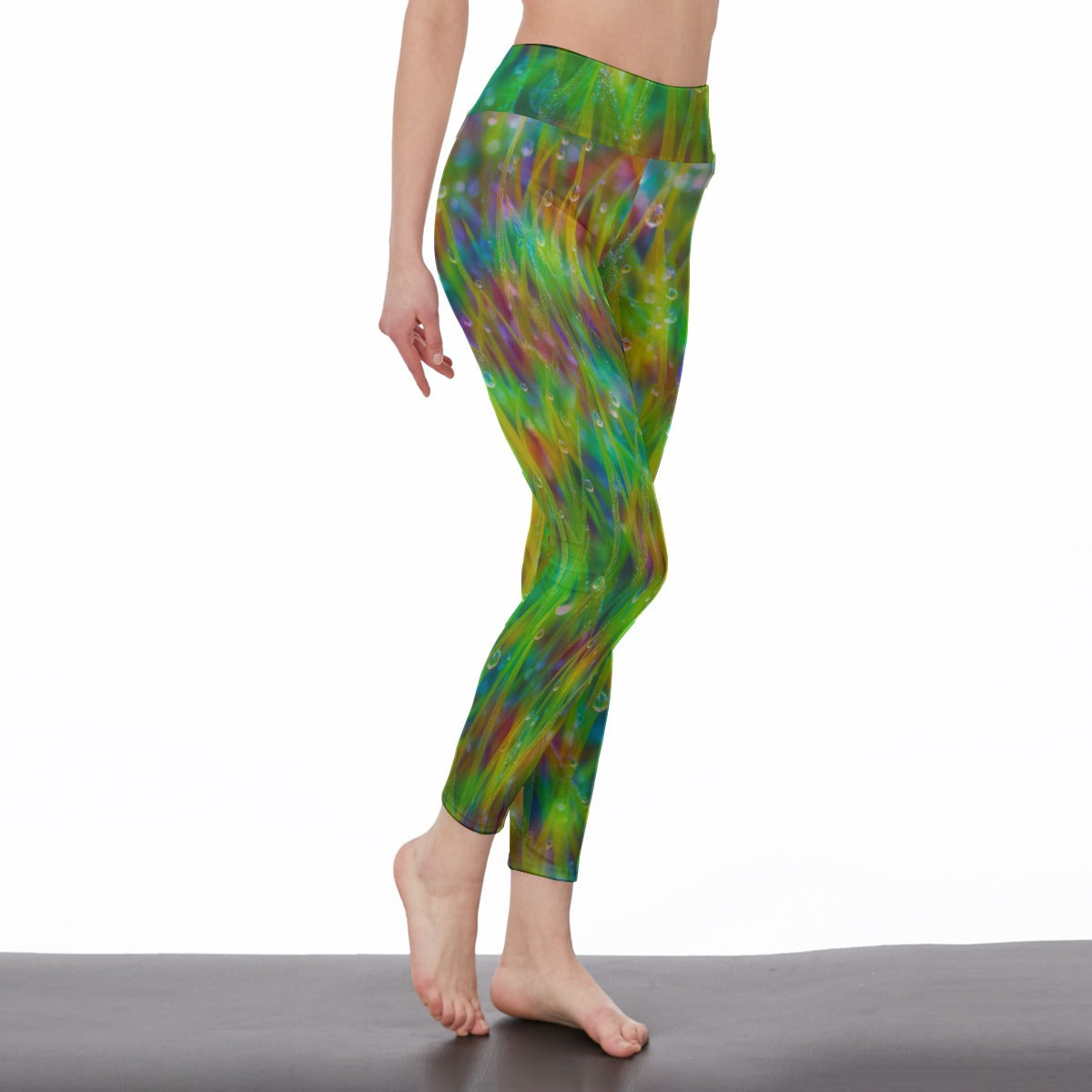 Grass and Morning Dew Serenity Balance Inner Glow Yoga High Waist Leggings | 5To9Style