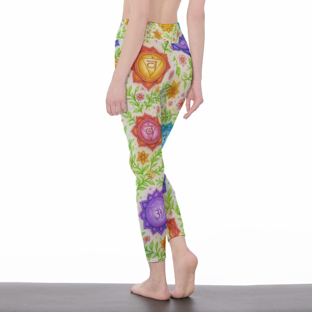 Chakras Vital Power Yoga High Waist Leggings | 5To9Style