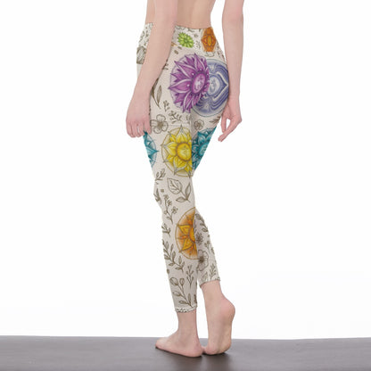 Chakras Balance Flow Yoga High Waist Leggings | 5To9Style