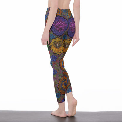 Chakras Energy Flow Yoga High Waist Leggings | 5To9Style