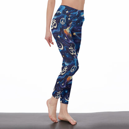 Galaxy Cosmic Energy Flow Yoga High Waist Leggings | 5To9Style