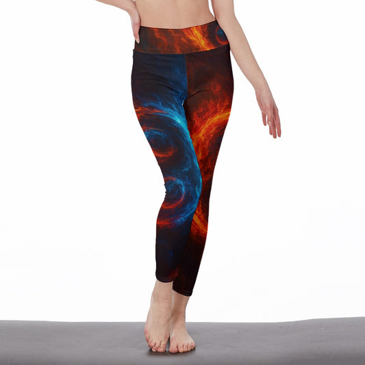 Fire & Water Duality Mystic Balance Glow Yoga High Waist Leggings | 5To9Style