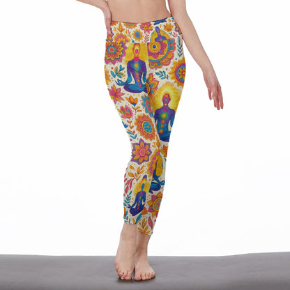 Mandala Pose Infinite Spirit Flow Yoga High Waist Leggings | 5To9Style