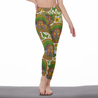 Tree of Life Mystic Balance Glow Yoga High Waist Leggings | 5To9Style