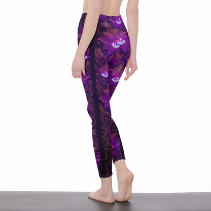 Third Eye Yoga Infinite Balance Aura Yoga High Waist Leggings | 5To9Style