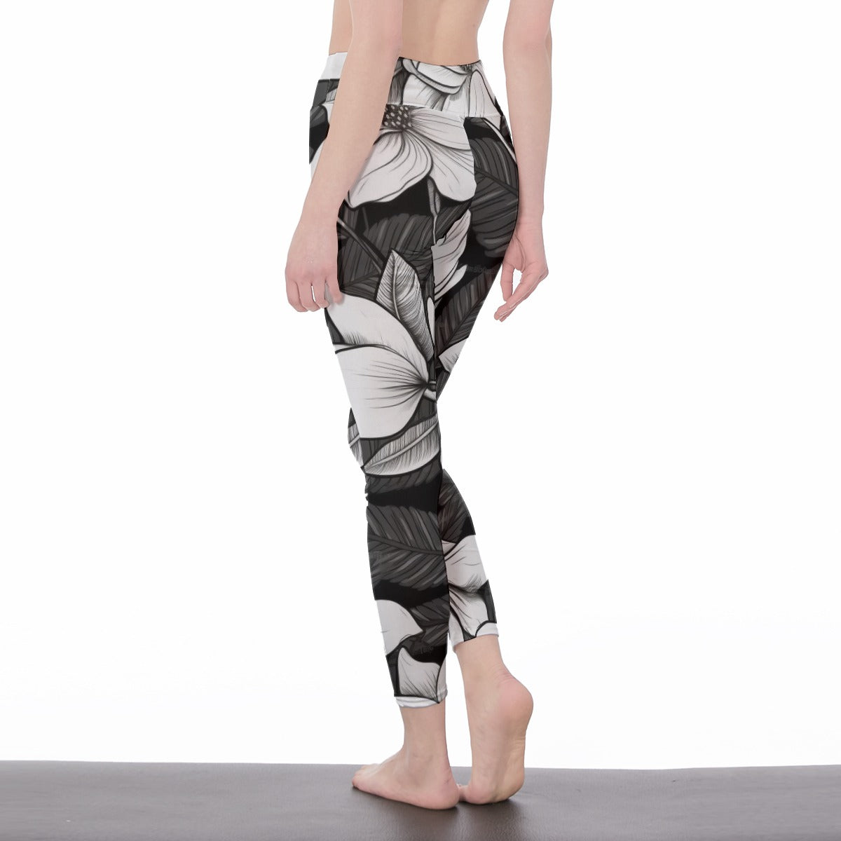 Yoga Pants Flower Bright Petal Jungle Bloom Yoga High Waist Leggings | 5To9Style