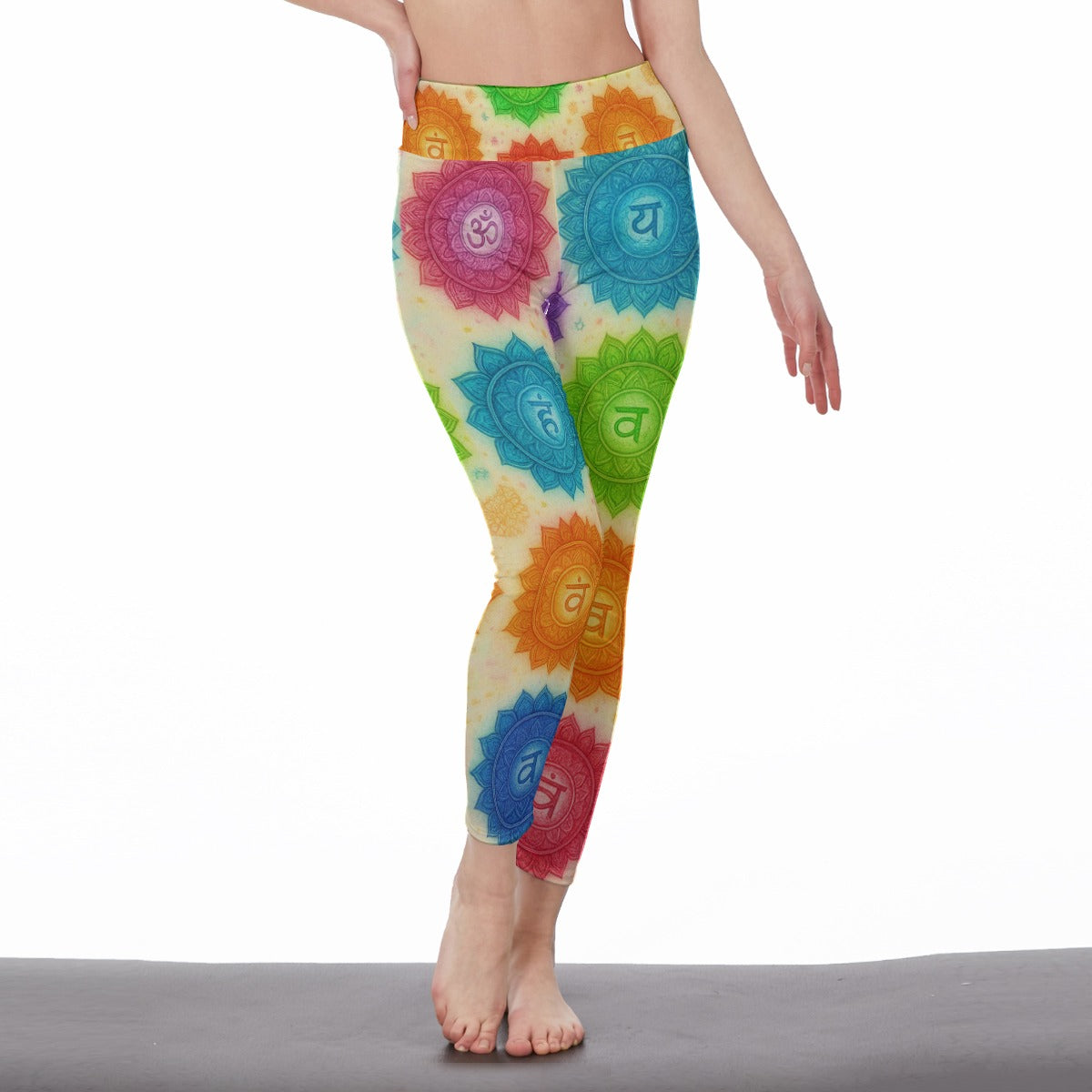 Chakras Spirit Harmony Yoga High Waist Leggings | 5To9Style