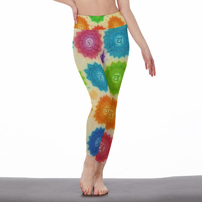 Chakras Spirit Harmony Yoga High Waist Leggings | 5To9Style
