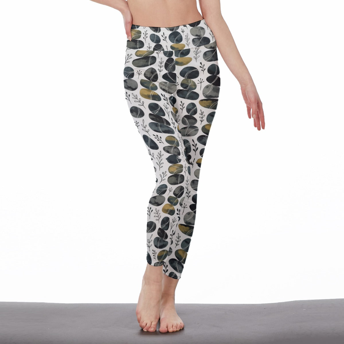 Zen Stones Mystic Energy Glow Yoga High Waist Leggings | 5To9Style
