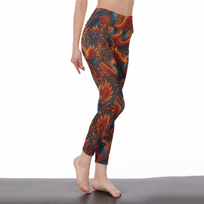 Phoenix Rising Balance Flow Soul Shine Yoga High Waist Leggings | 5To9Style