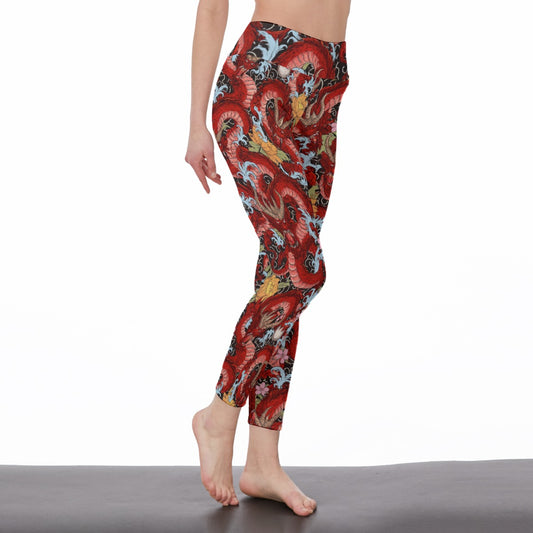 Dragon Zen Style – Calm Strength Balance Light Yoga High Waist Leggings | 5To9Style
