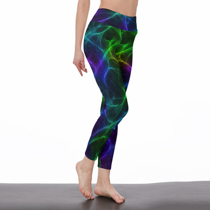 Aura Glow Patterns Mystic Balance Light Yoga High Waist Leggings | 5To9Style