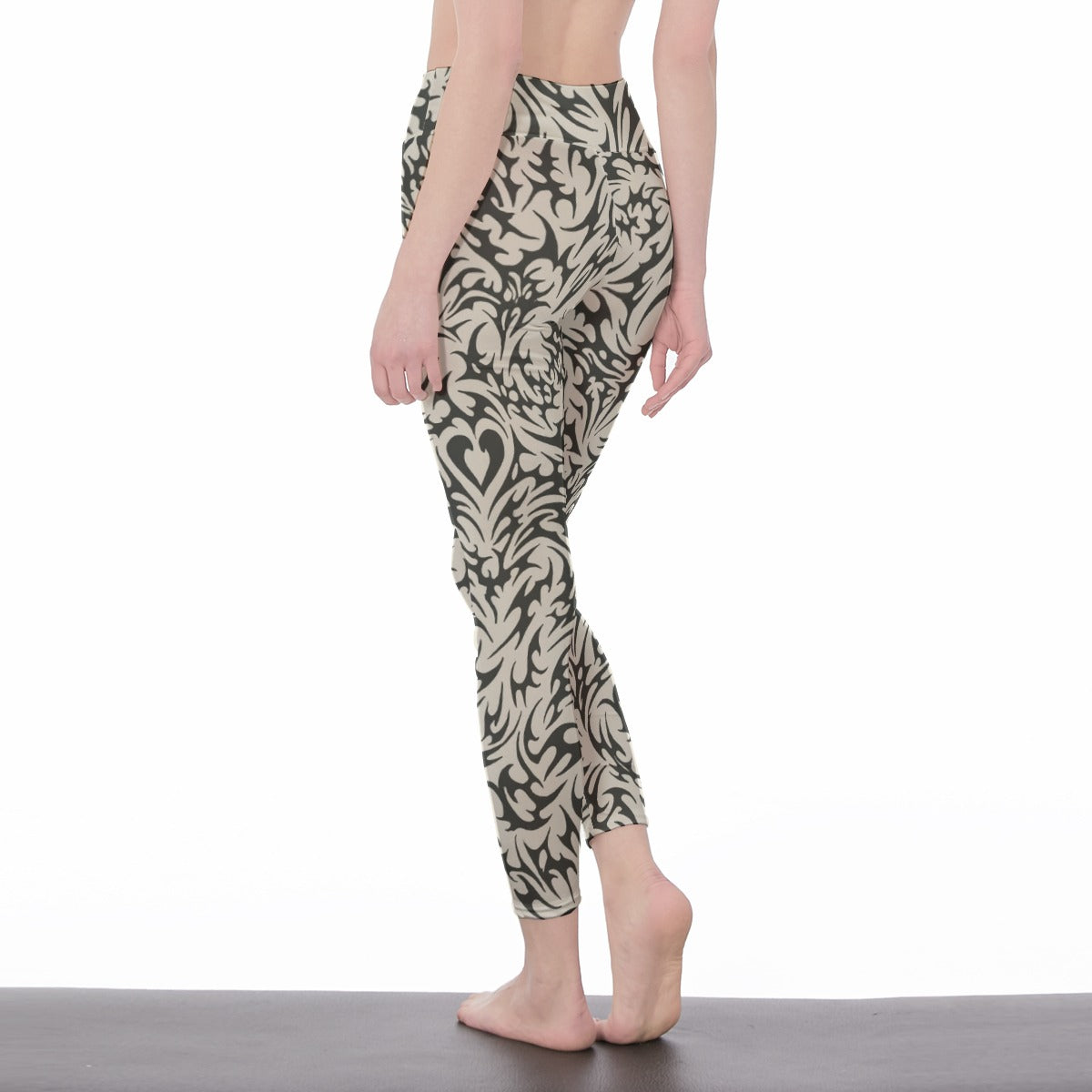 Tribal Line Art Mystic Balance Glow Yoga High Waist Leggings | 5To9Style