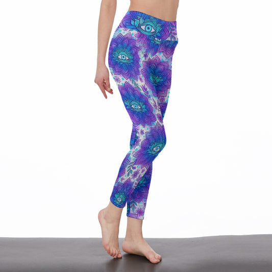 Third Eye Yoga Serenity Strength Light Yoga High Waist Leggings | 5To9Style