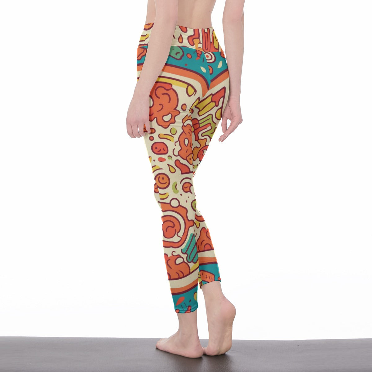 Yoga Pants Yoga Mandala Pattern All-Over Print Women's High Waist Leggings | 5To9Style | Side Stitch Closure | 5to9style