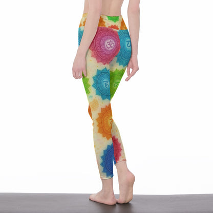 Chakras Spirit Harmony Yoga High Waist Leggings | 5To9Style