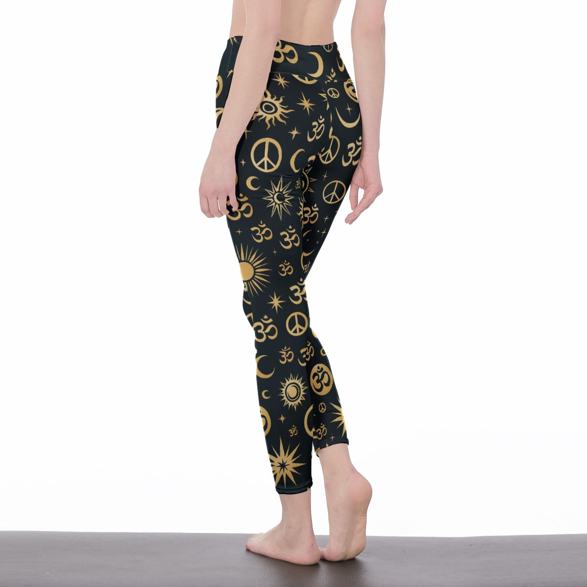 Sunset Harmony Energy Glow Yoga High Waist Leggings | 5To9Style
