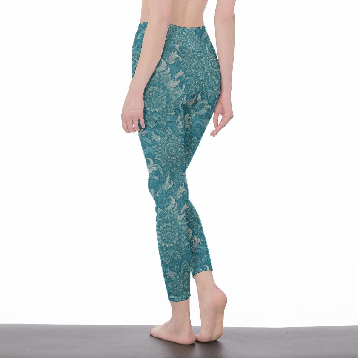 Ocean Waves & Wind Mystic Balance Glow Yoga High Waist Leggings | 5To9Style