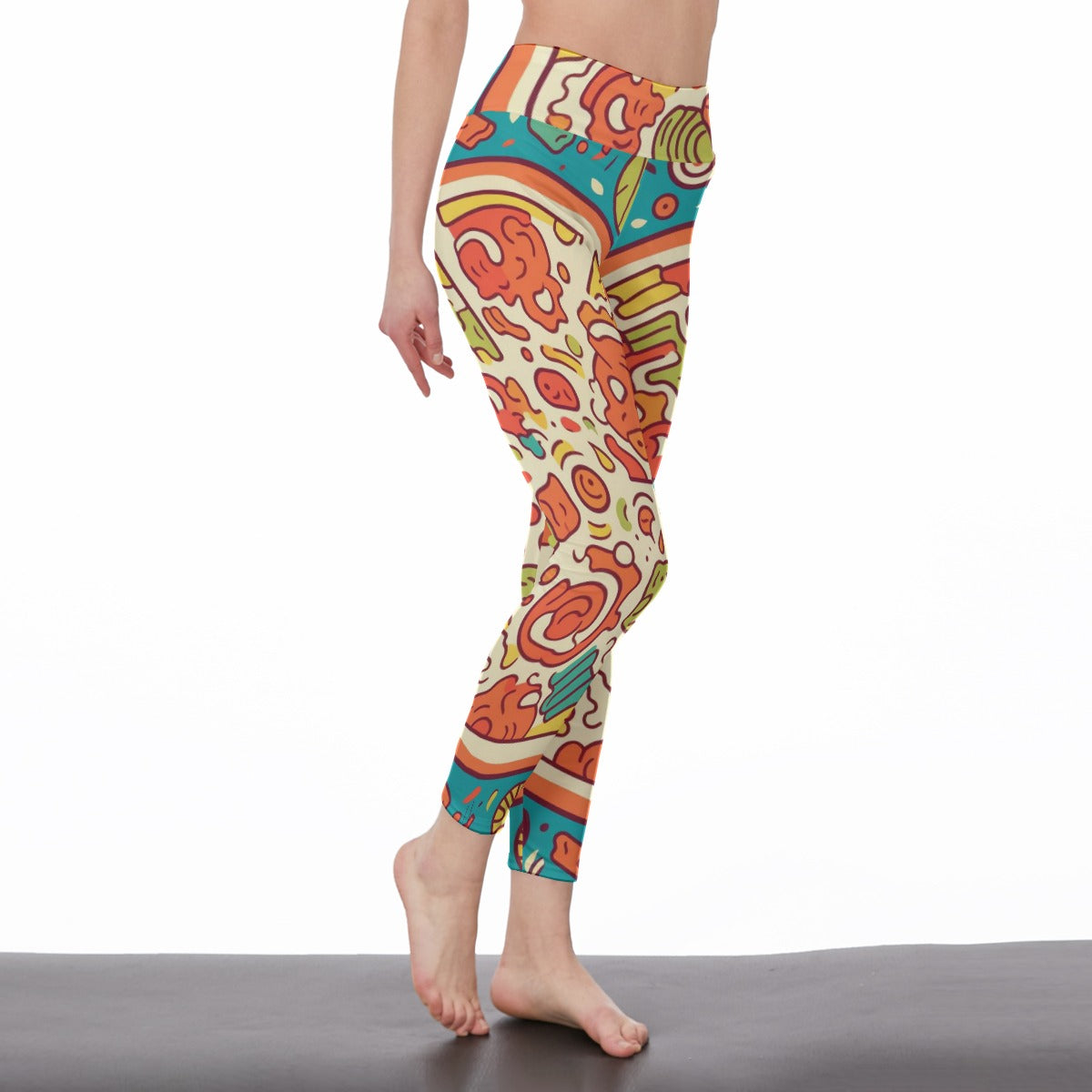 Yoga Pants Yoga Mandala Pattern All-Over Print Women's High Waist Leggings | 5To9Style | Side Stitch Closure | 5to9style