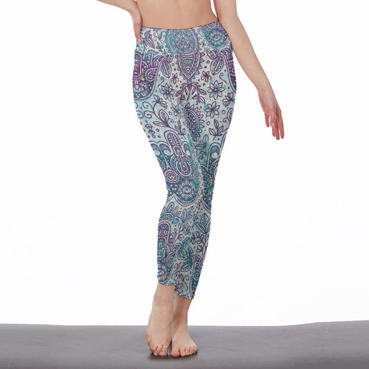 Hamsa Mystic Energy Flow Yoga High Waist Leggings | 5To9Style