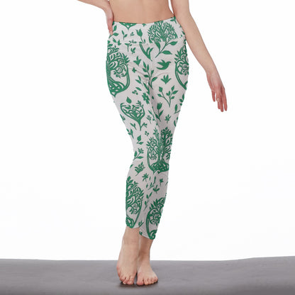 Tree of Life Sacred Harmony Flow Yoga High Waist Leggings | 5To9Style