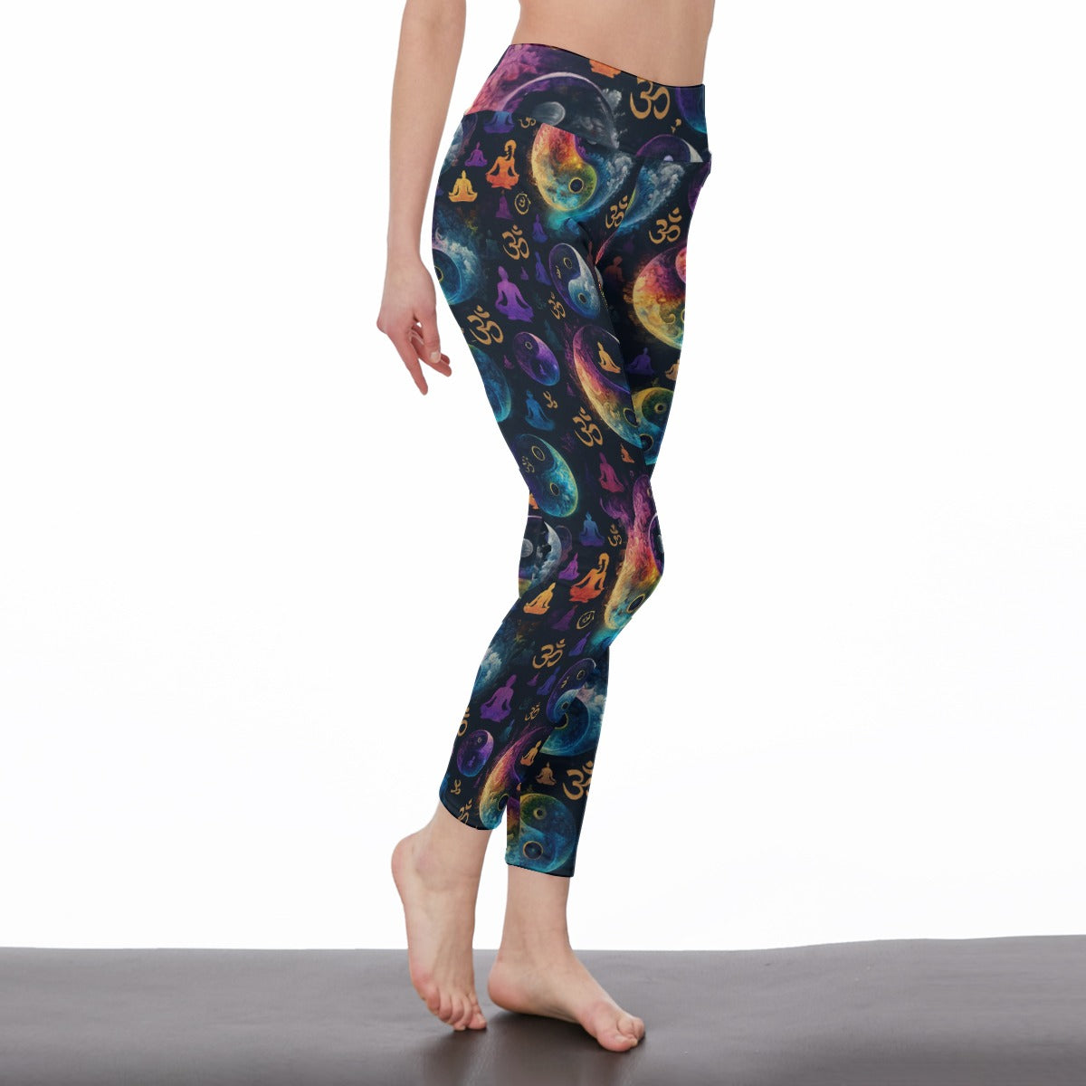 Yin Yang Variations Serenity Strength Aura Yoga High Waist Leggings | 5To9Style