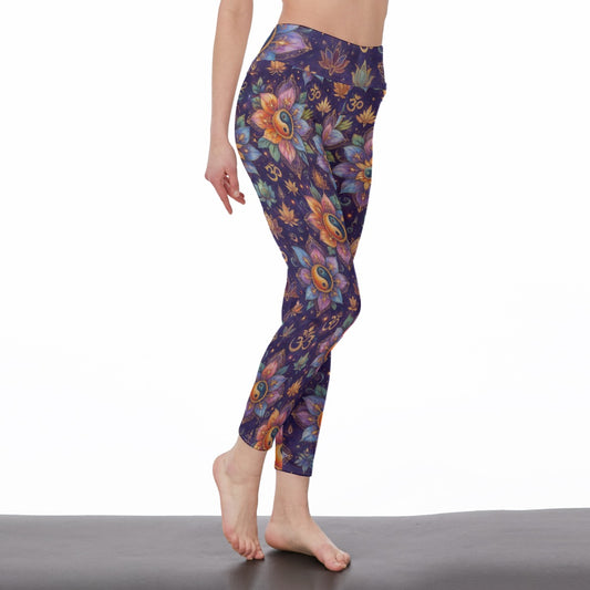Yin Yang Variations Infinite Spirit Vision Yoga High Waist Leggings | 5To9Style