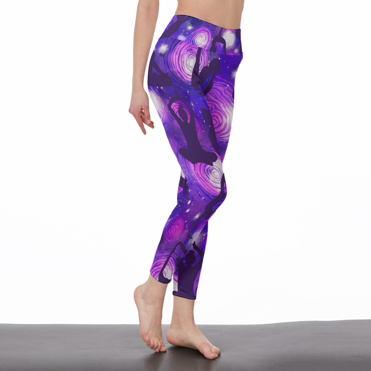 Galaxy Serenity Strength Aura Yoga High Waist Leggings | 5To9Style