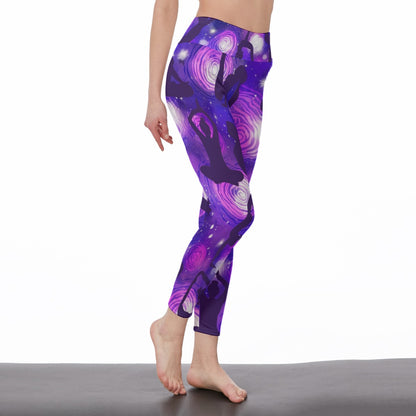 Galaxy Serenity Strength Aura Yoga High Waist Leggings | 5To9Style