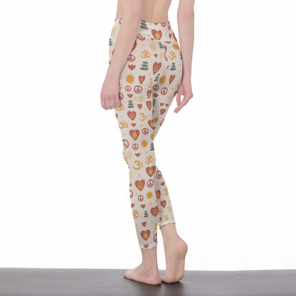 Sunset Mystic Balance Flow Yoga High Waist Leggings | 5To9Style