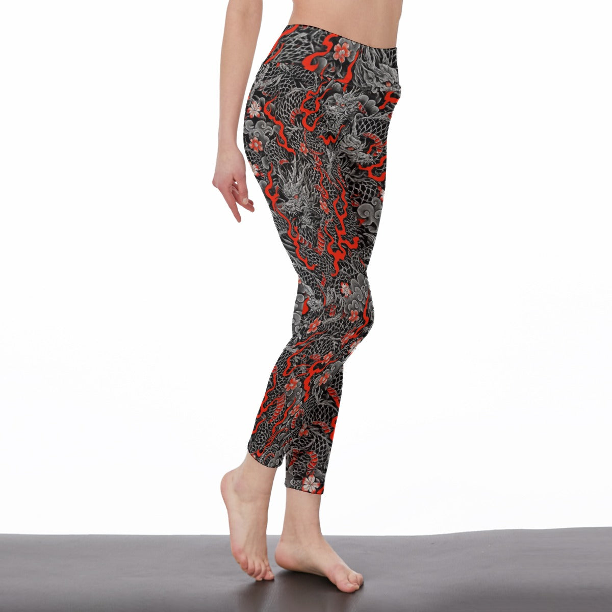 Dragon Zen Style – Power Grace Focus Flow Yoga High Waist Leggings | 5To9Style