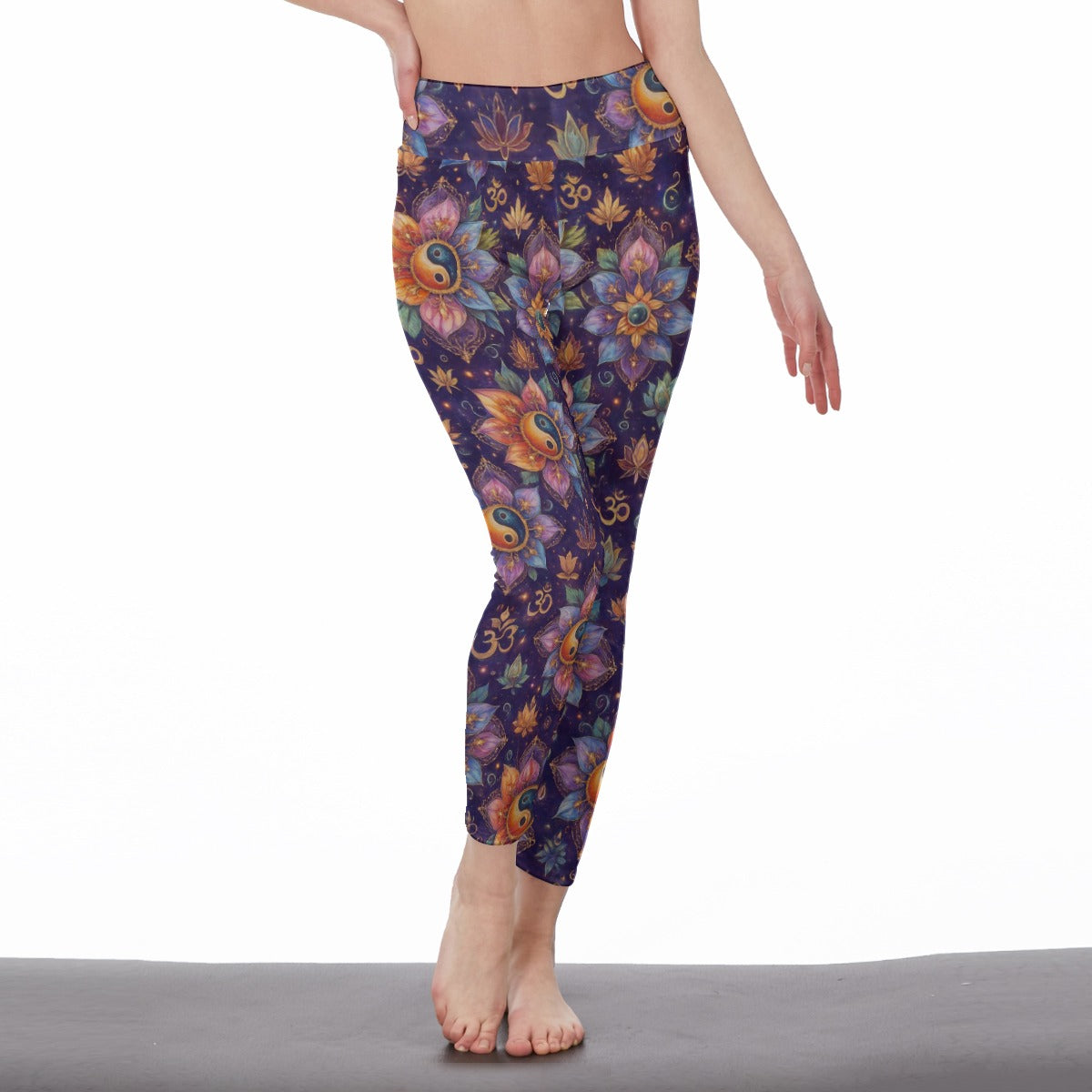 Yin Yang Variations Infinite Spirit Vision Yoga High Waist Leggings | 5To9Style