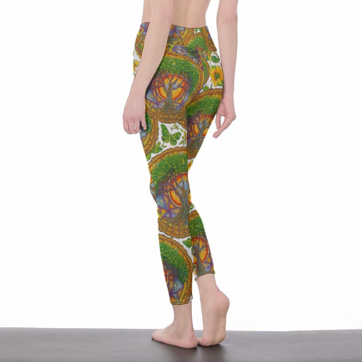 Tree of Life Mystic Balance Glow Yoga High Waist Leggings | 5To9Style