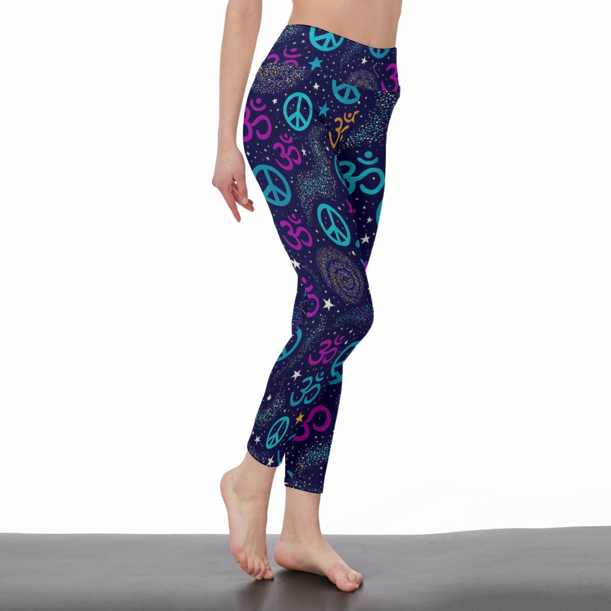 Galaxy Mystic Balance Glow Yoga High Waist Leggings | 5To9Style