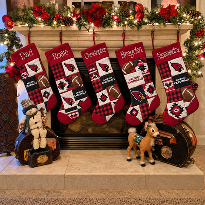 All Football Teams Team-Inspired Holiday Christmas Stocking for Football Fans - 5to9style