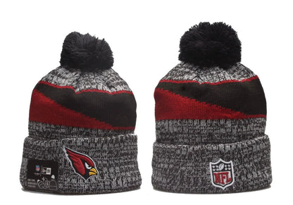 Football Classic Knit Beanie with Pom – One Size Fits All