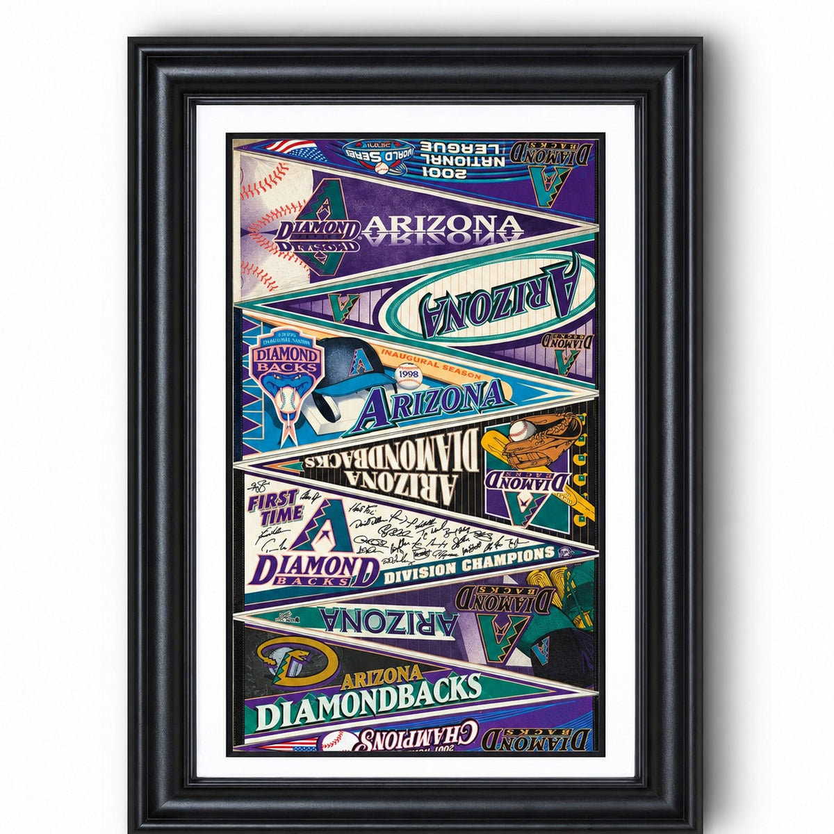 All Baseball Teams Vintage Anniversary For Baseball Fans Poster No Frame - Vertical Poster - 5to9vibe