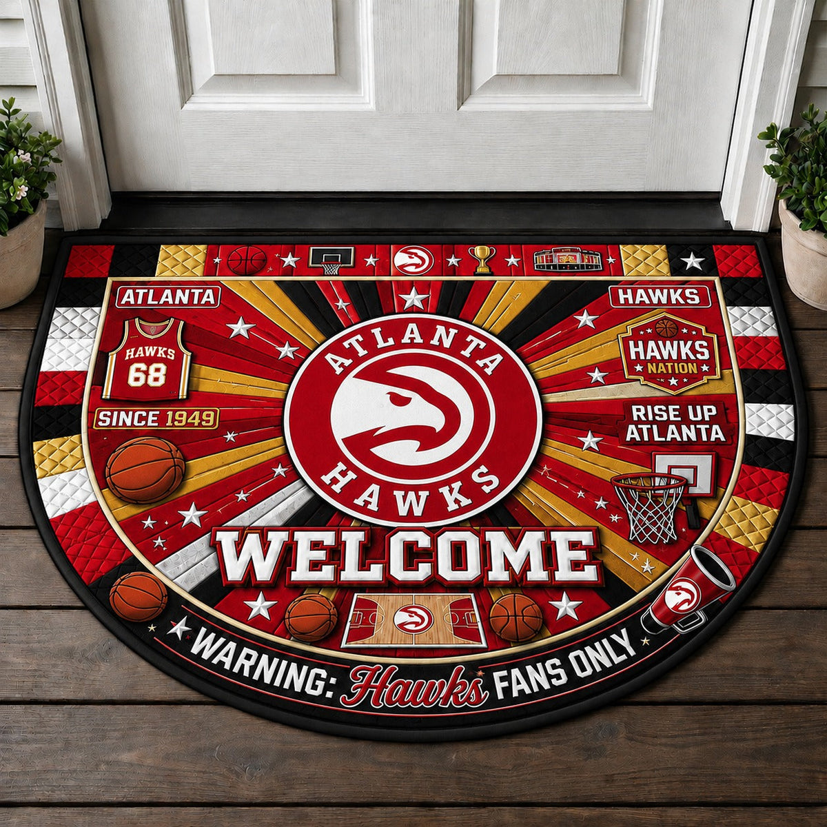 Basketball All Teams Custom Premium Welcome Mat – Personalized  Doormat