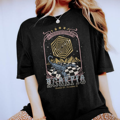 Zodiac Scorpio Astrology Graphic Classic Unisex T-Shirt | 5To9Style