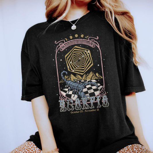 Zodiac Scorpio Astrology Graphic Classic Unisex T-Shirt | 5To9Style