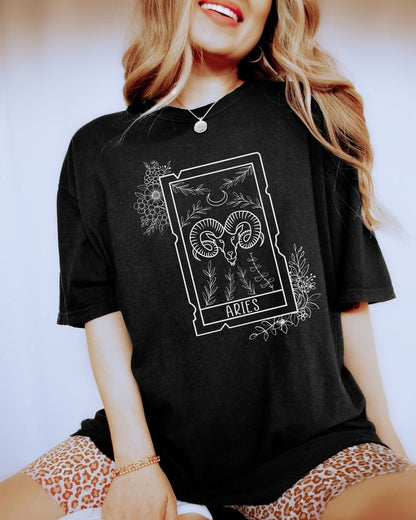 Zodiac Aries Astrology Graphic Classic Unisex T-Shirt | 5To9Style