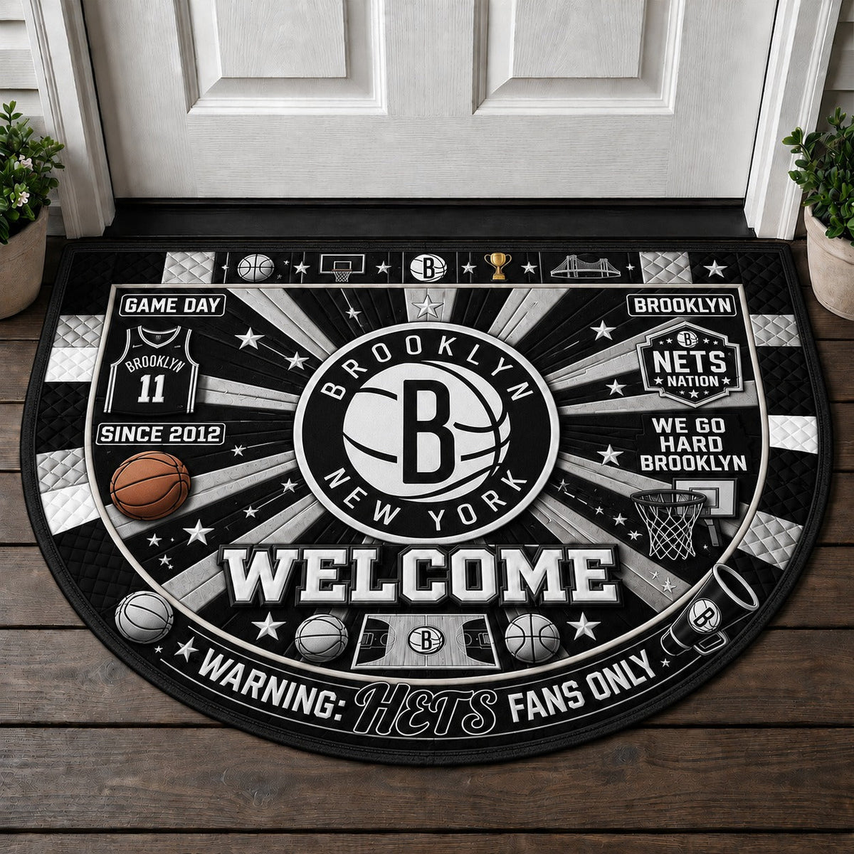 Basketball All Teams Custom Premium Welcome Mat – Personalized  Doormat