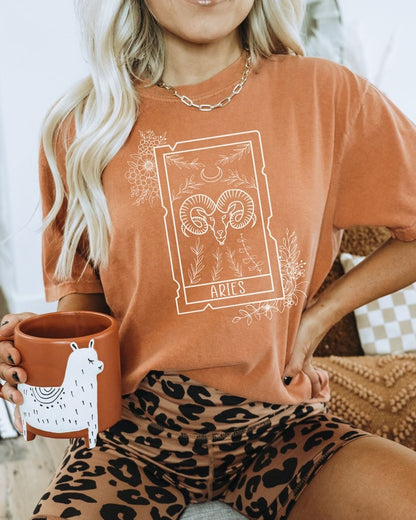 Zodiac Aries Astrology Graphic Classic Unisex T-Shirt | 5To9Style