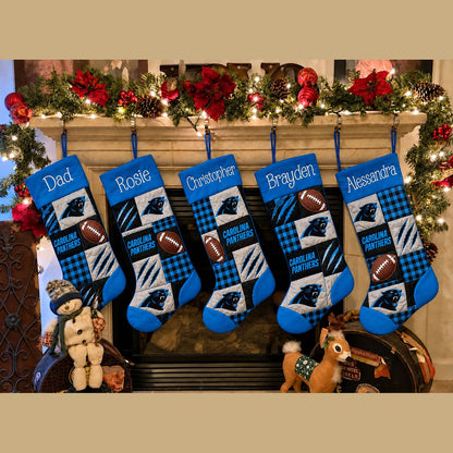 All Football Teams Team-Inspired Holiday Christmas Stocking for Football Fans - 5to9style