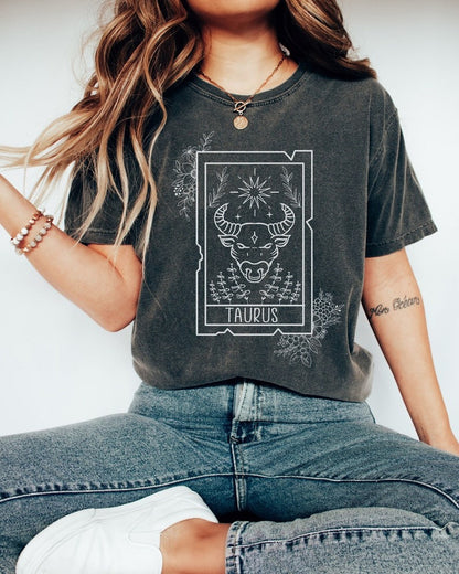 Zodiac Taurus Astrology Graphic Classic Unisex T-Shirt | 5To9Style