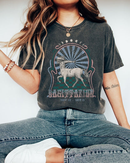 Zodiac Sagittarius Astrology Graphic Classic Unisex T-Shirt | 5To9Style