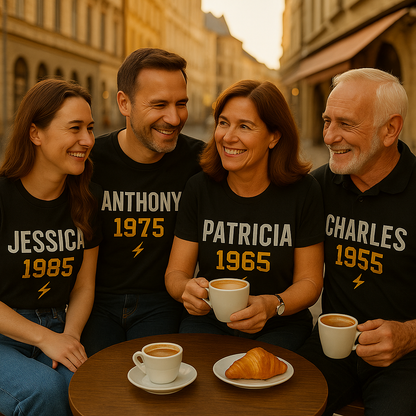 Personalized Birthday T-Shirt – The Man The Myth The Legend Custom name 1982 years  – Unique Birthday Gifts - Birthday Gift Ideas